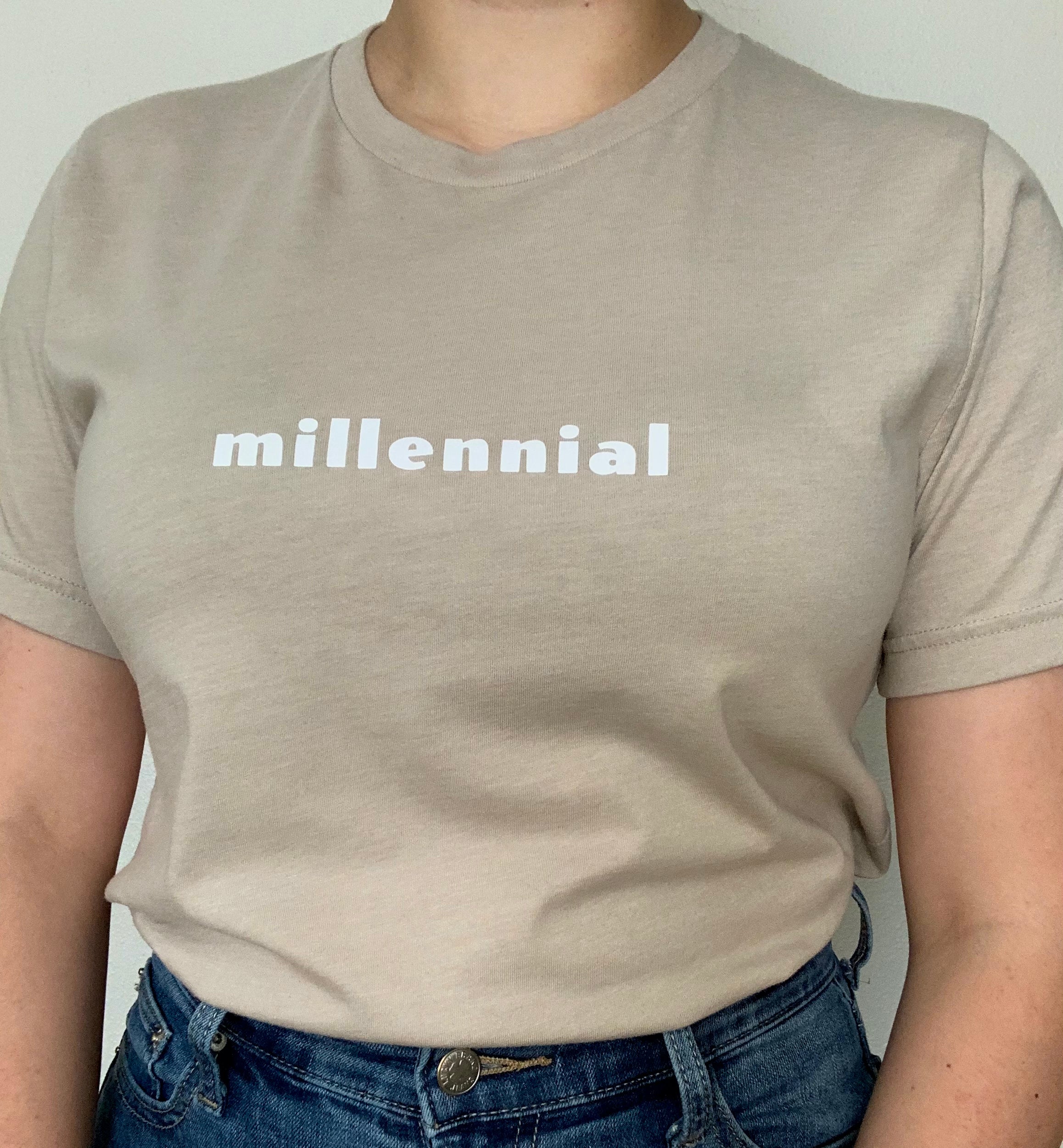 millennial shirt