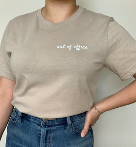 out of office shirt